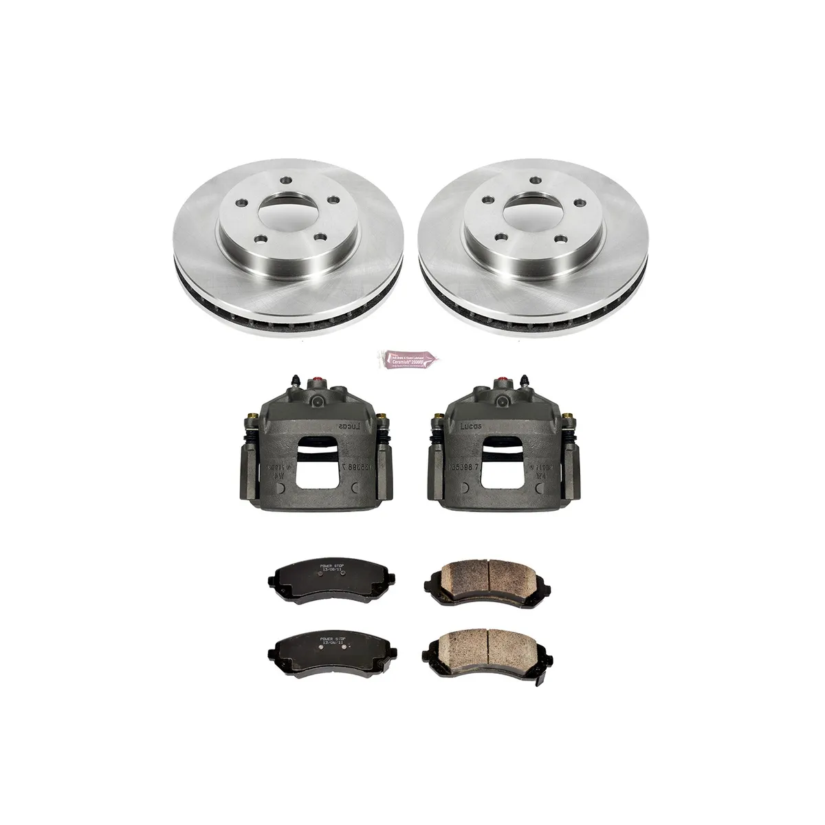 Z17 Direct Replacement Kit: Rotors; Ceramic Pads; Calipers product image