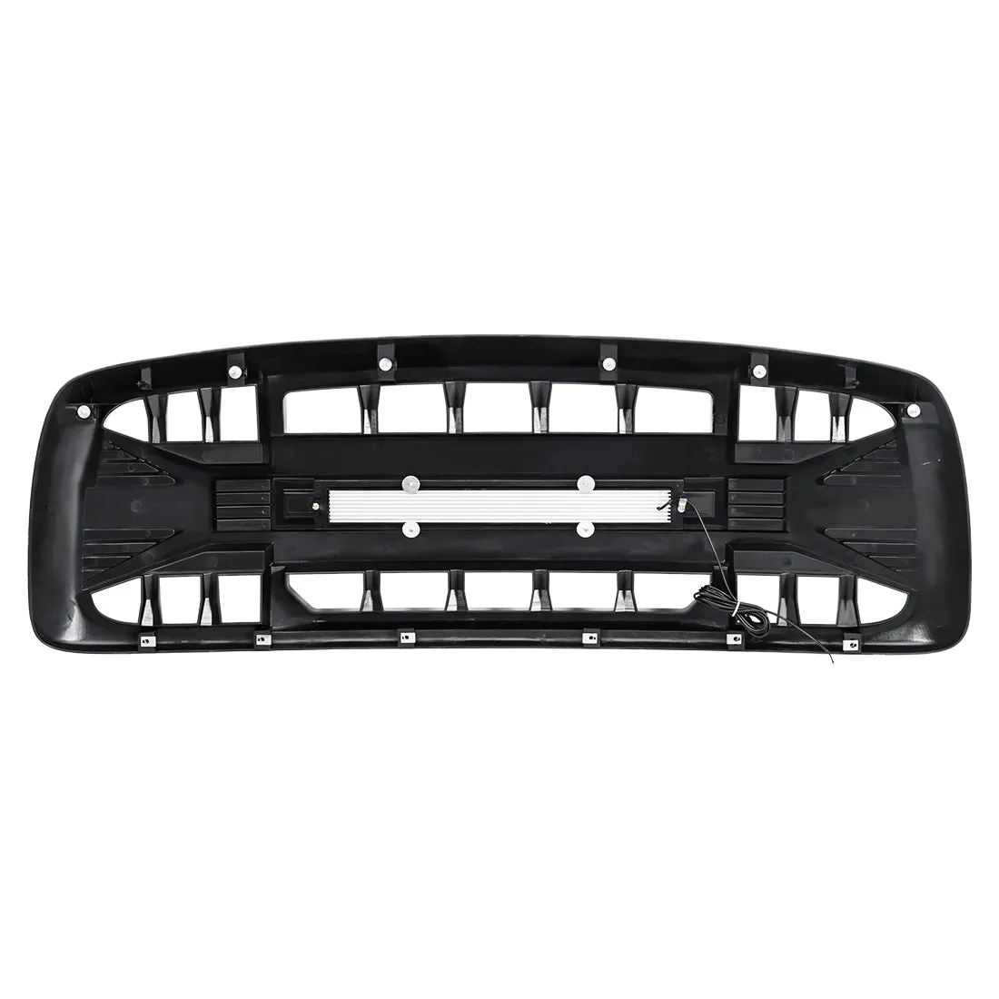 Armor Grille W/ Off-Road Lights - Matte Black For 2002-2005 Dodge Ram 1500/ 2500/ 3500 product image