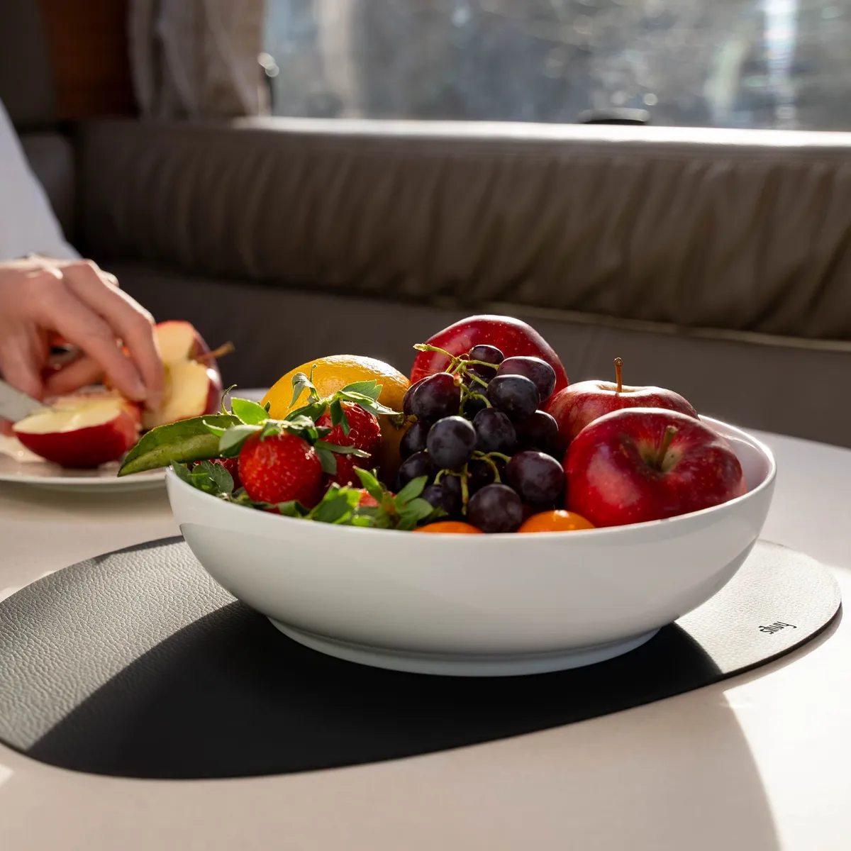 Metal Nano Gel Placemat LARGE BLACK product image