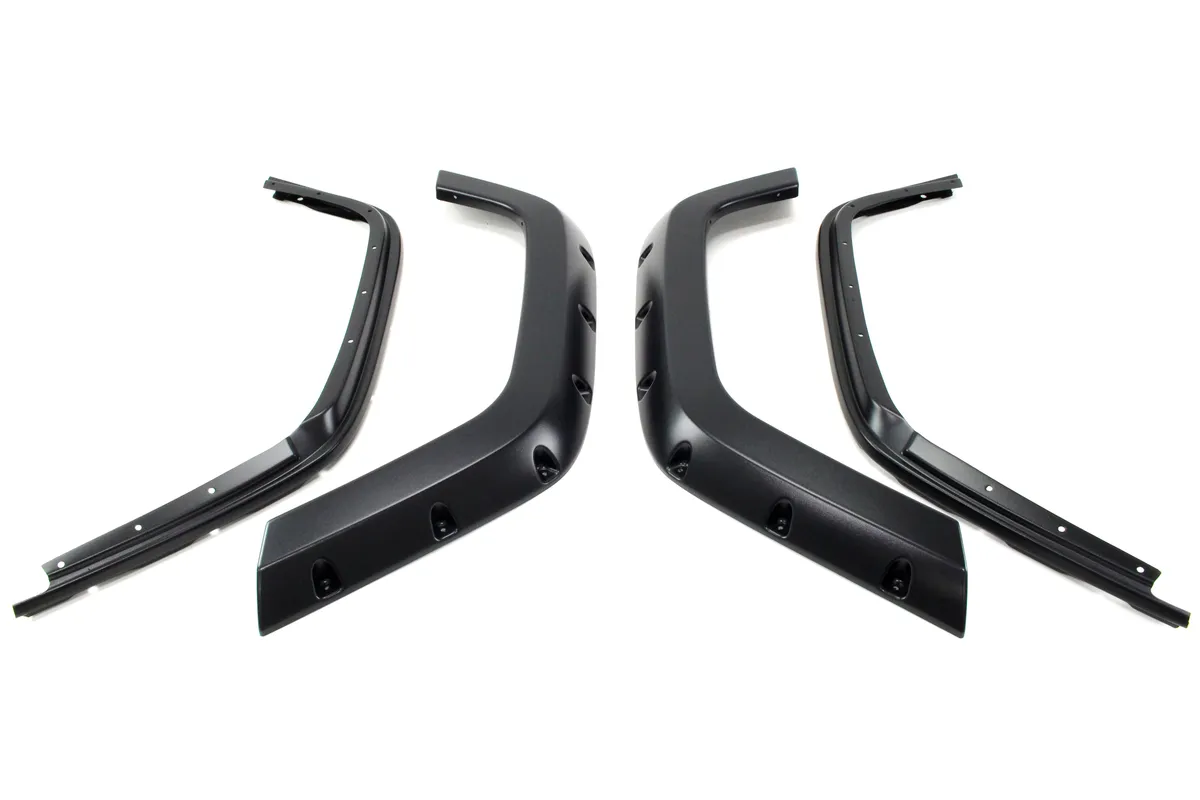 Bushwacker 0718 Wrangler Fits 4door Sport Utility Models Only Fender Flares Pocket Style