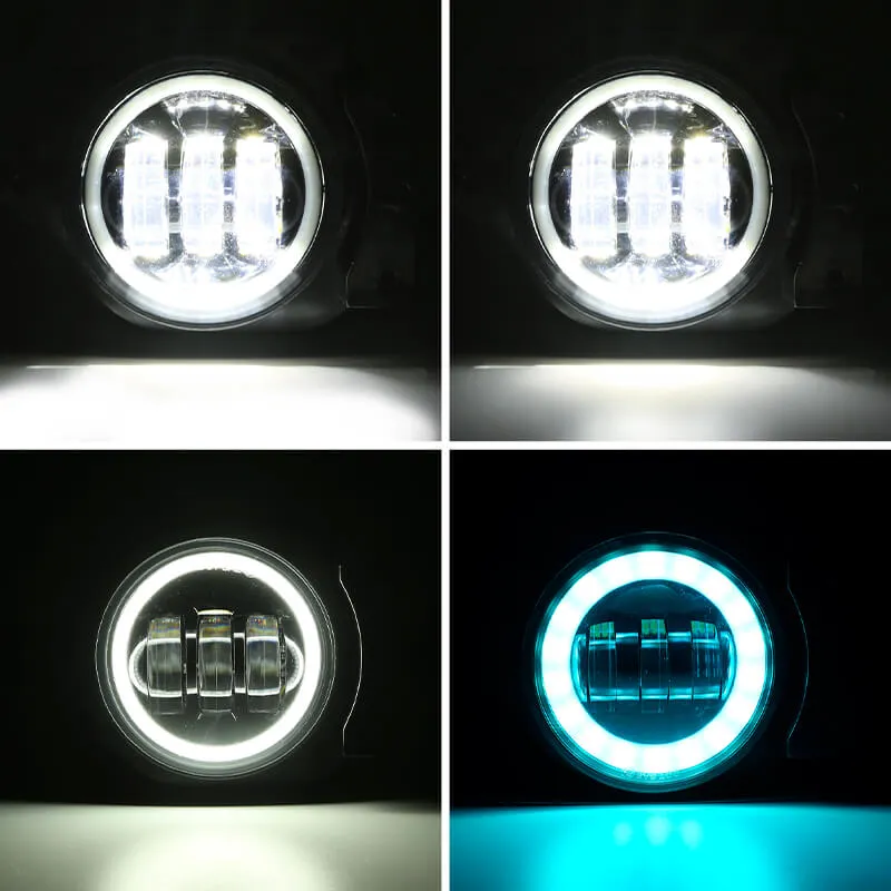 "multi-Function 9"" LED Rgbw Headlights & Rgbw Fog Lights For 2018-2026 Jeep JL And Jt" product image