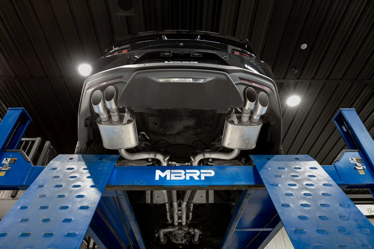 MBRP T409 Stainless Steel 2.5 H-Pipe Resonator Bypass 2024-2025 Ford Mustang GT 5.0L (S650) product image