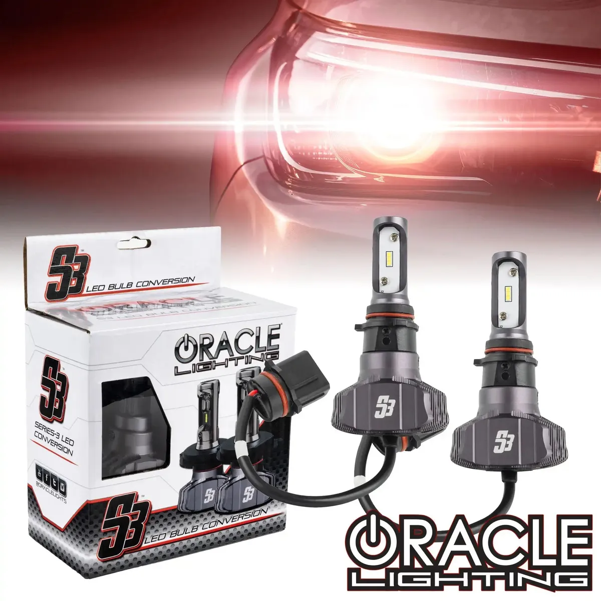 Oracle Lighting Oracle Lighting S5250-001 PSX26W S3 LED Headlight Bulb Conversion Kit, 6000K