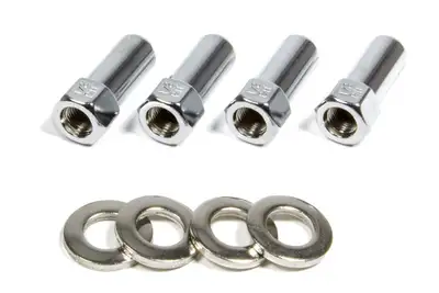 Gorilla SST Open End 13/16" Hex 1/2"-20 Chrome Pack of 4 Lug Nuts and 4 Washers 84087AB