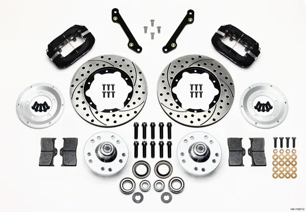 Wilwood Brakes 1970 - 1978 Buick, Cadillac, Chevrolet, GMC, Oldsmobile, Pontiac Forged Dynalite Pro Series Front Brake Kit - 140-11007