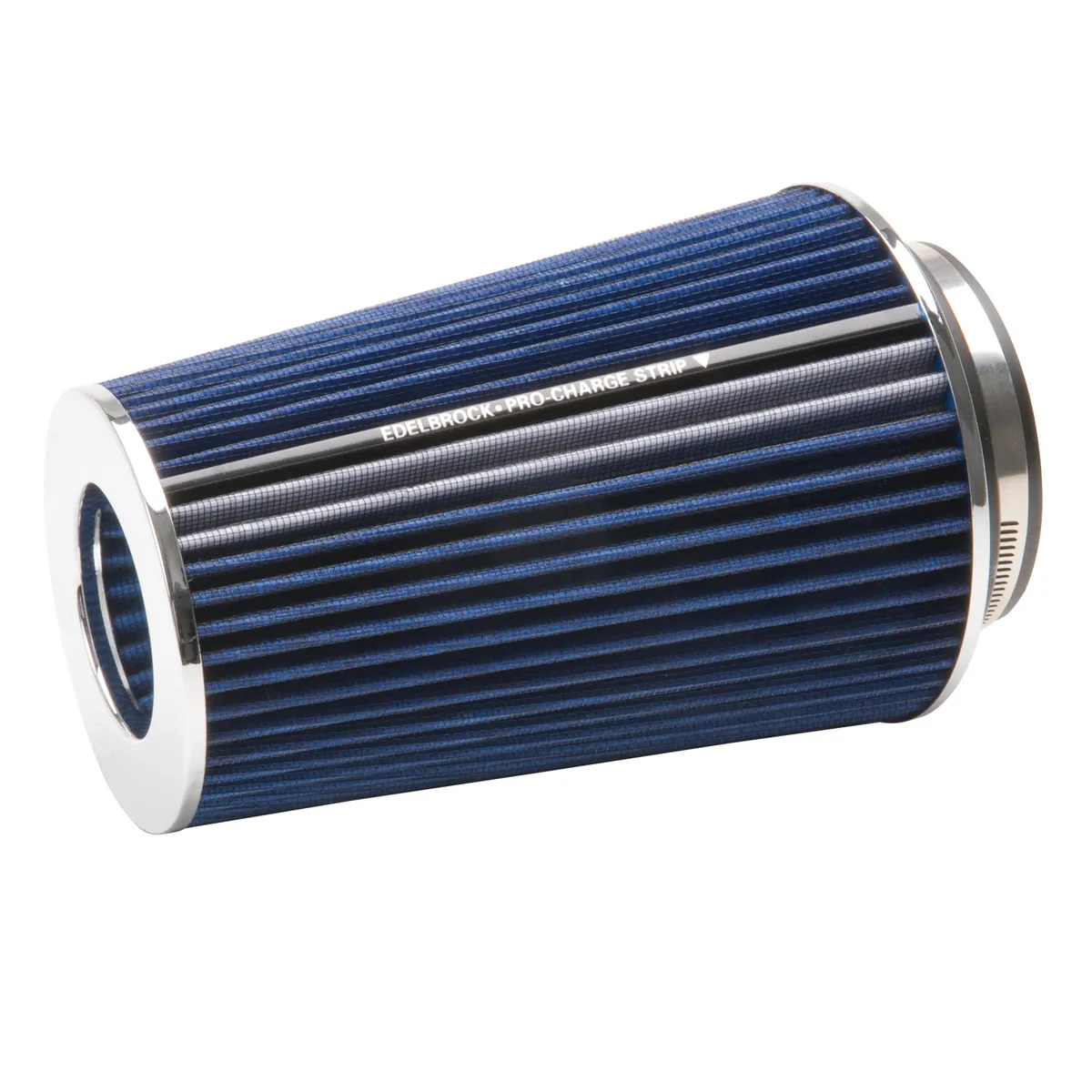 Edelbrock 43693 Pro-FloÃ‚® Universal Blue Tall Conical Air Filter with 3, 3.5, and 4 Inlet product image