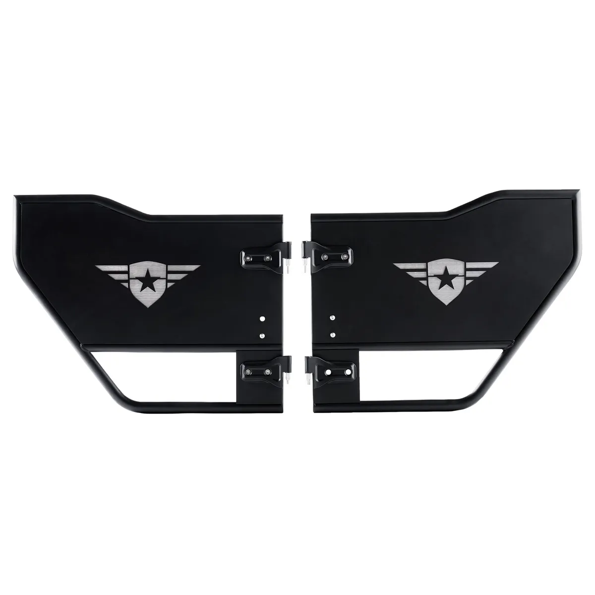 18c Wrangler/Gladiator Jl/Jt Mission Doors Black Front Pair product image