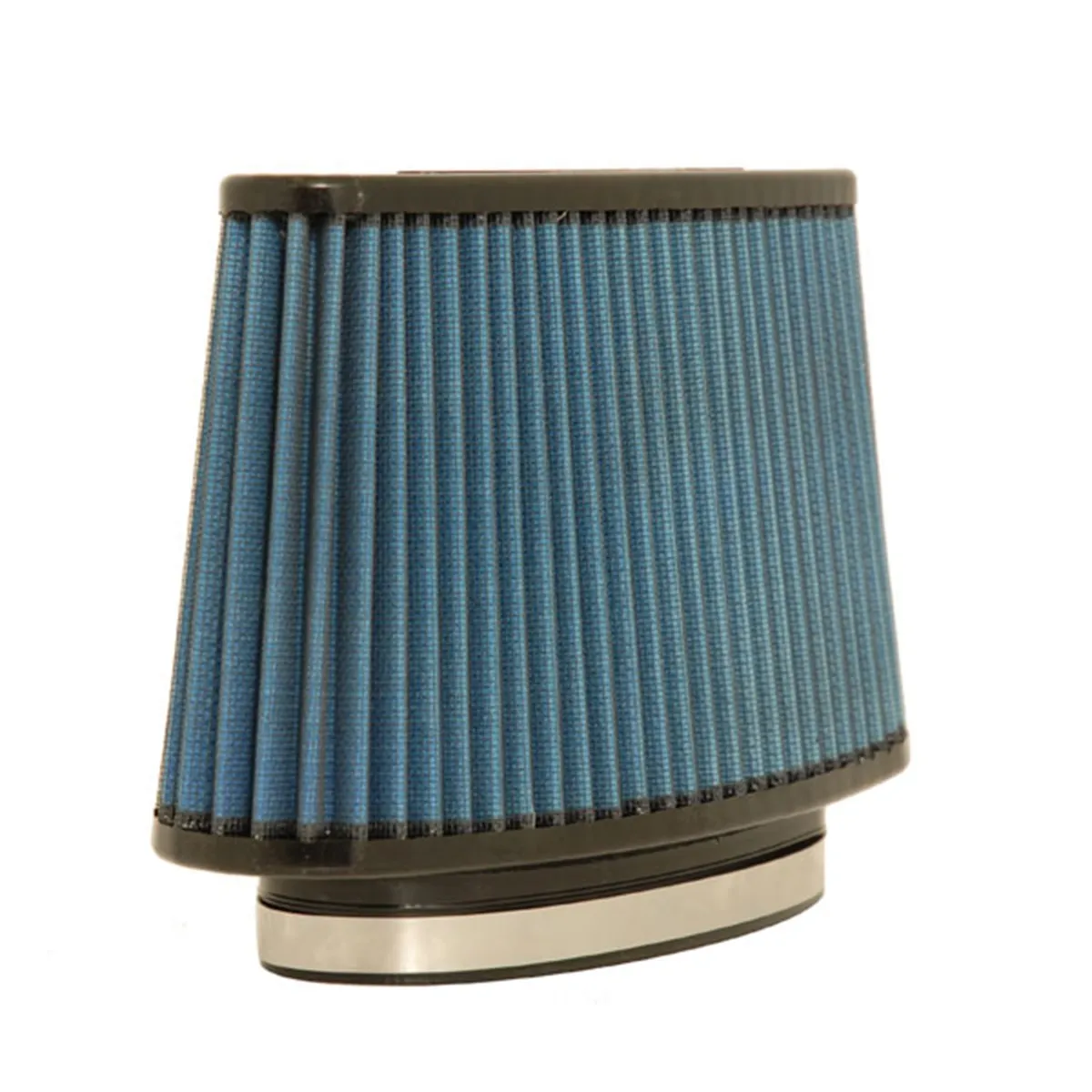 Pro 5 Air Filter; Oval; 2.25 X 7 in. Flange; 3.75 in X 10 in. Base; 2.25 X 8.5 in. Top; H-6 in.; Blue; Fits PN[15958C]; product image