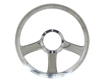 Billet Specialties 14in Anthem Steering Wheel Half Wrap