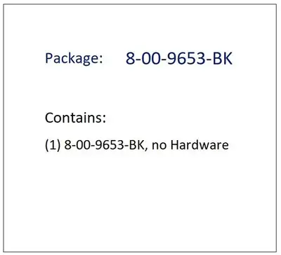 EXPOSED RACK Solid Oland Xbar 40-Blk