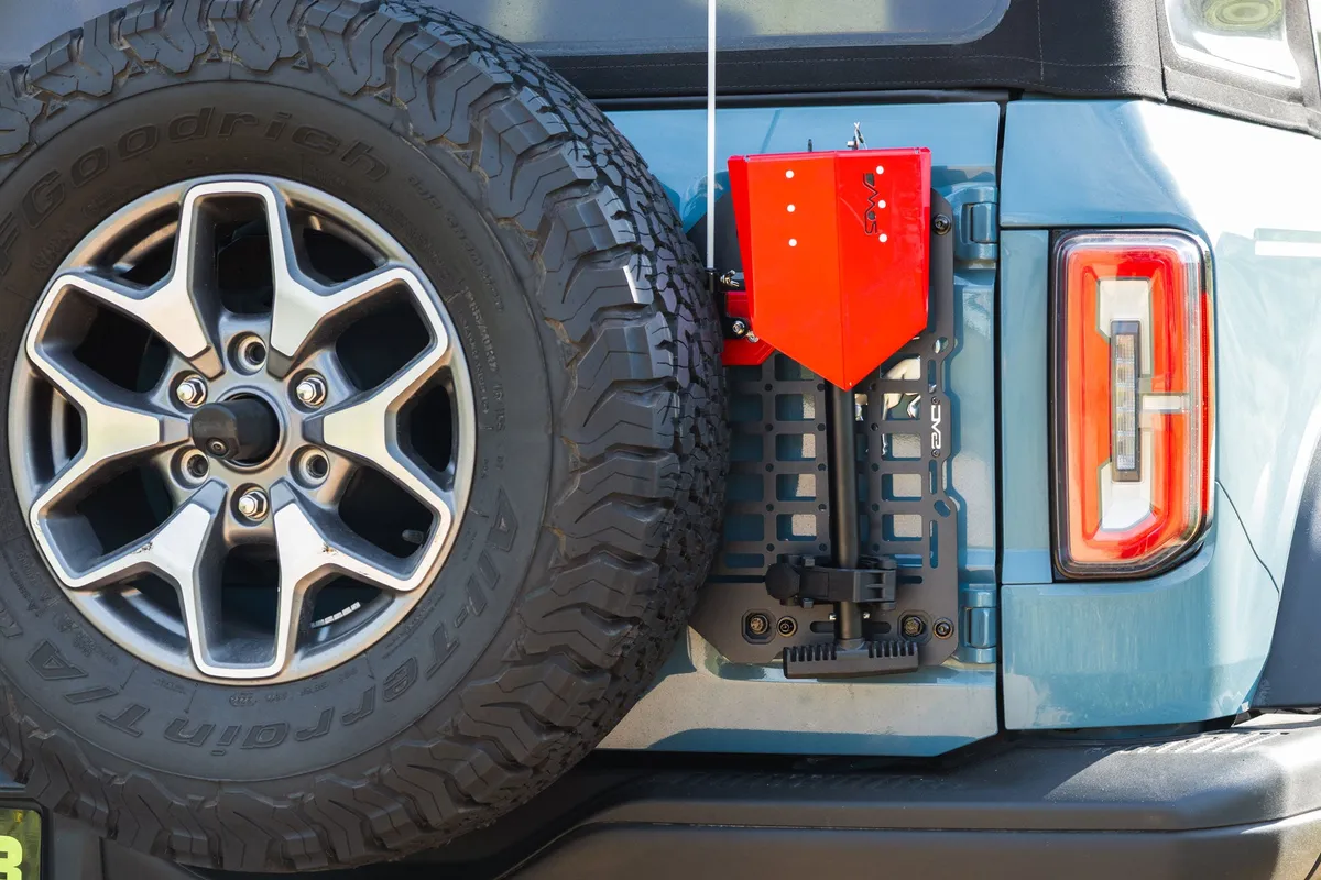DV8 Offroad 2021-2025 Ford Bronco Tailgate Reinforcement Molle Panel TCBR-04 product image