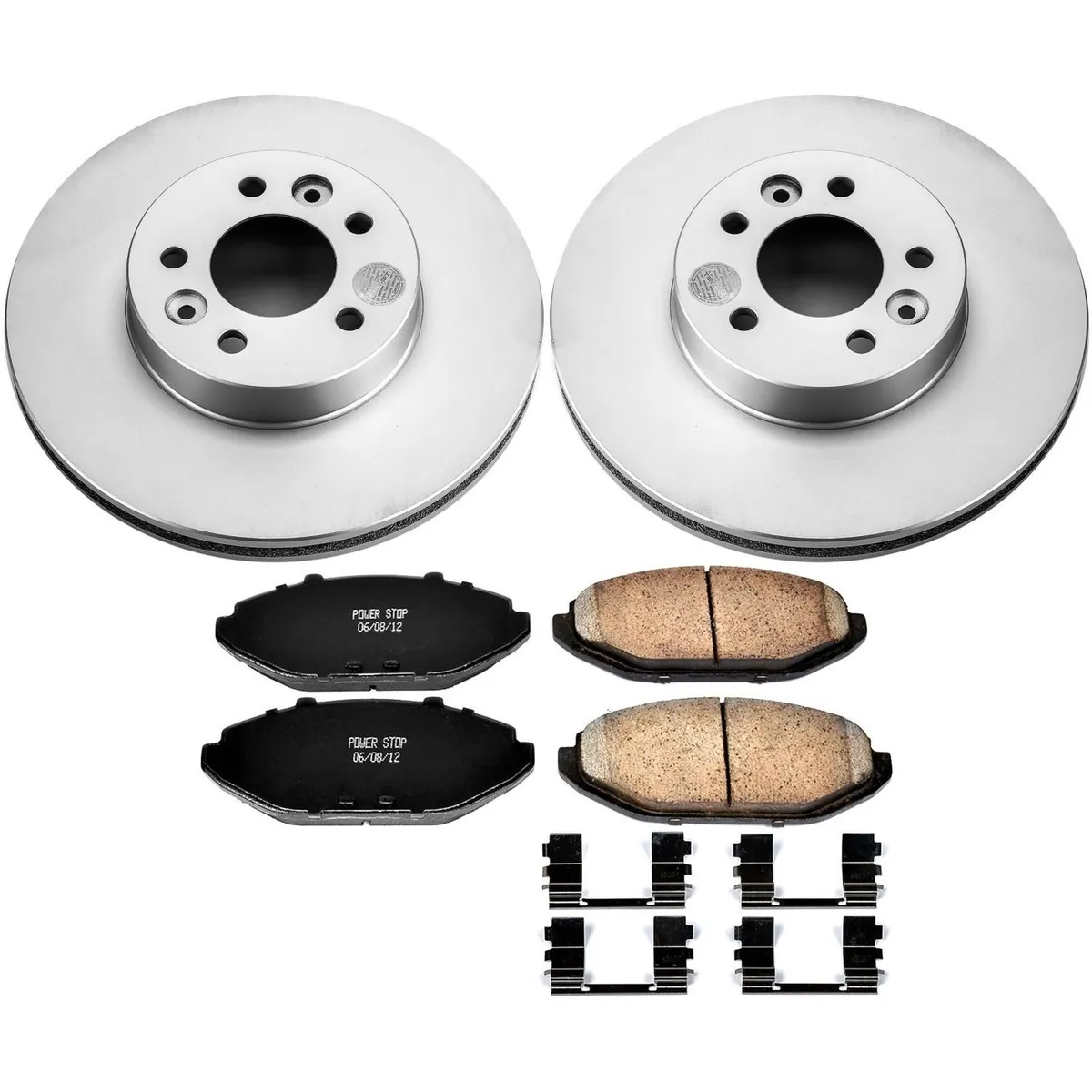 Z17 Geomet Coated Rotor Kit: Genuine Geomet Fully Coated Rotors; Ceramic Pads W/Hardware product image
