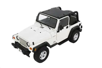 Bestop Jeep Wrangler Bikini Top Sun Standard Targa Style Bikini Top For Jeep 1997-2006 Wrangler TJ Black Diamond Fabric Bestop