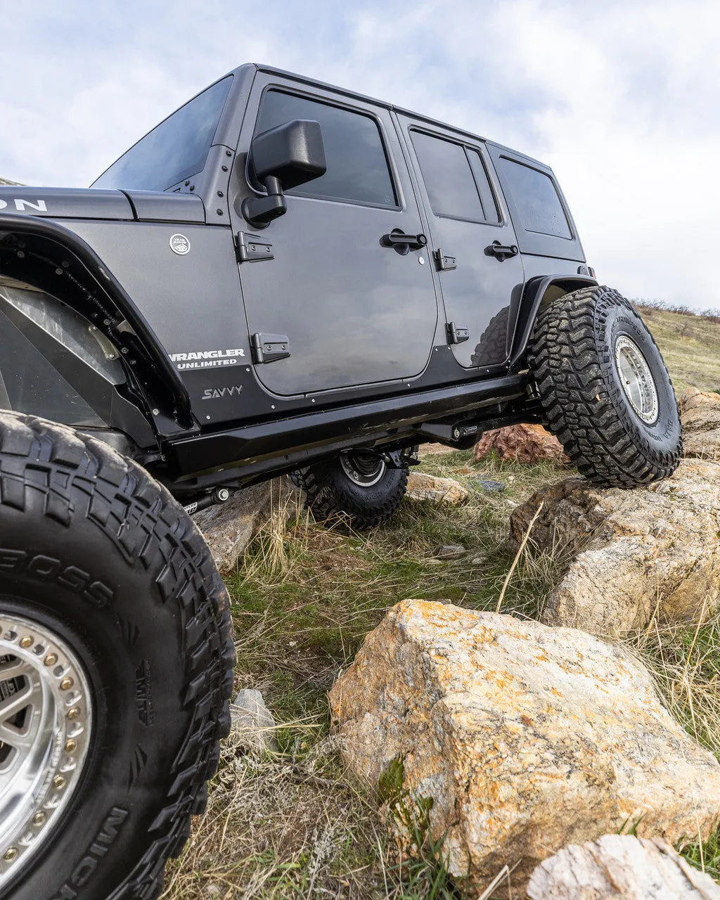0718 Wrangler Rocker Trim Kit Raw product image