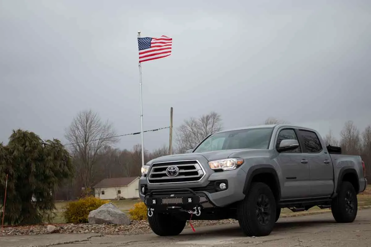 Fishbone Offroad Center Stubby Winch Bumper for 2016-2023 Toyota Tacoma FB21311 product image