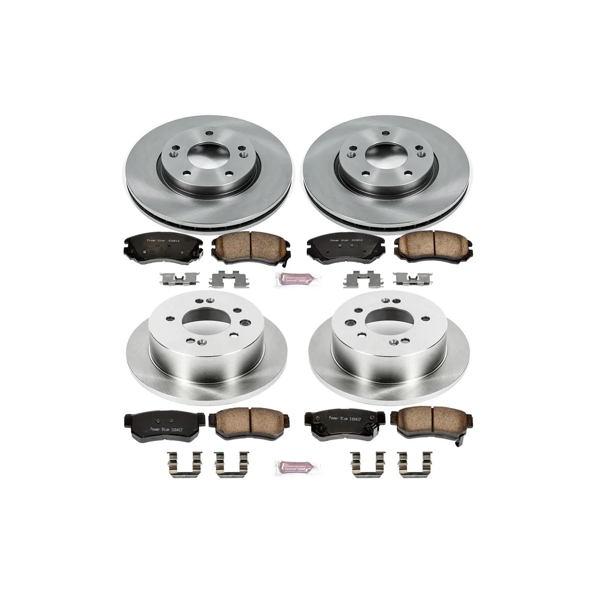 Z17 Direct Replacement Kit: Rotors; Ceramic Pads W/Hardware product image