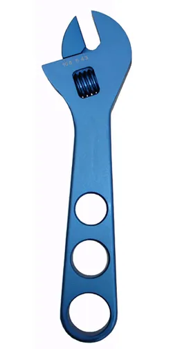 Adjustable AN Fitting Wrench Fits AN Fitting Sizes 3AN-8AN Blue Anodized Billet Aluminum Proform product image