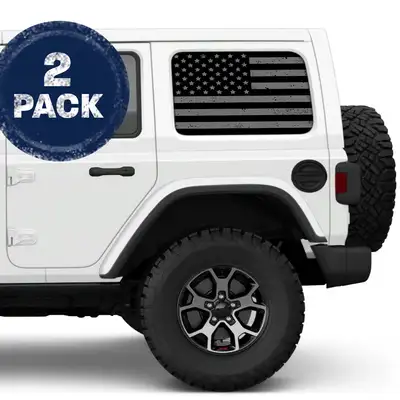 Under The Sun Inserts Distressed Blackout Side Windows Printed Vinyl Decal