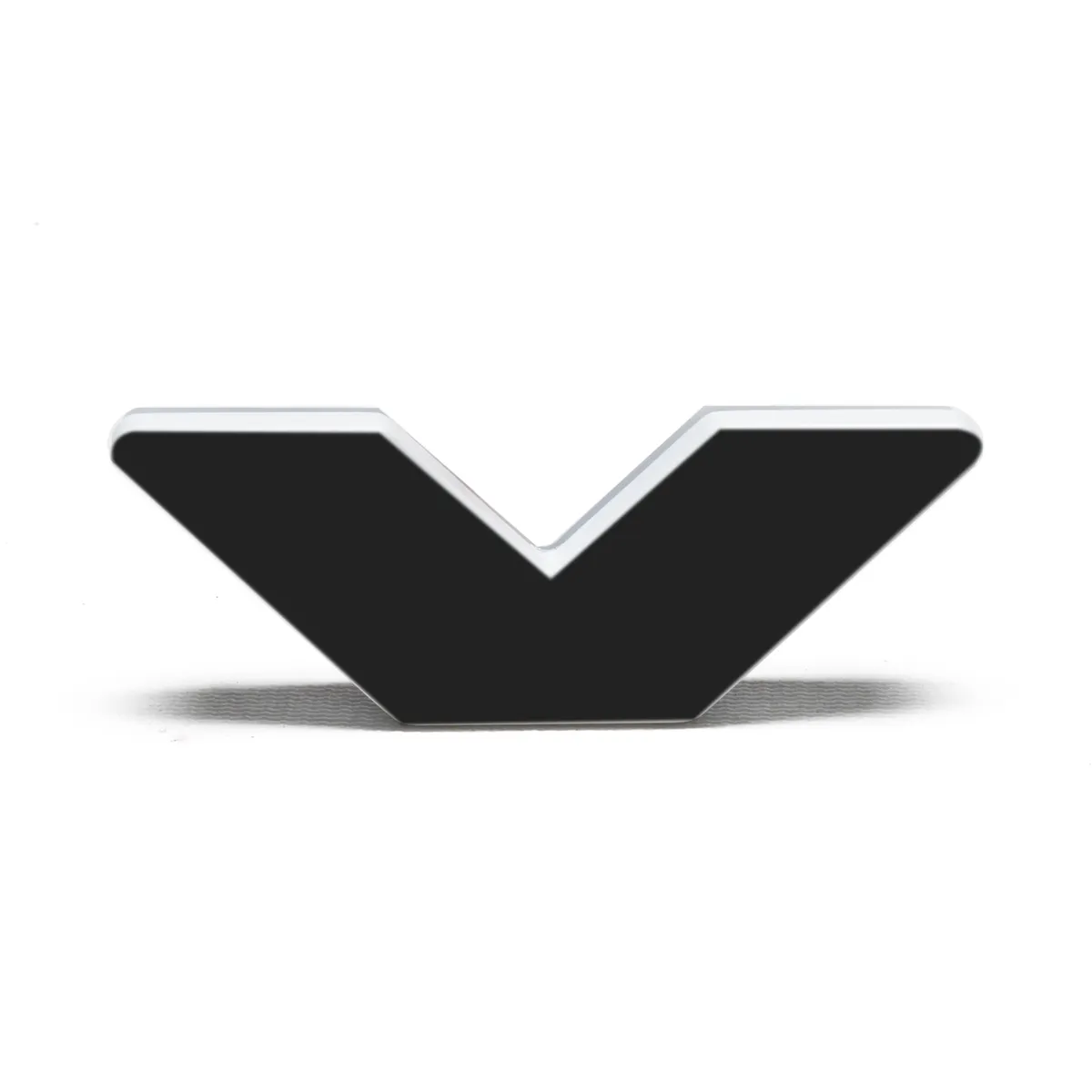 ORACLE Lighting Universal Illuminated LED Letter Badges - Matte Black Surface Finish - V product image