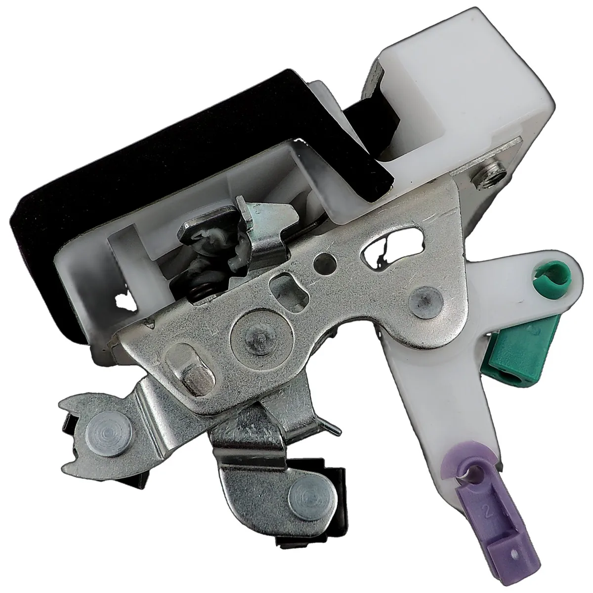 Door Latch; Steel; Rubber; Right; Black; w/ Full Steel Doors [Until 12/19/02]; product image