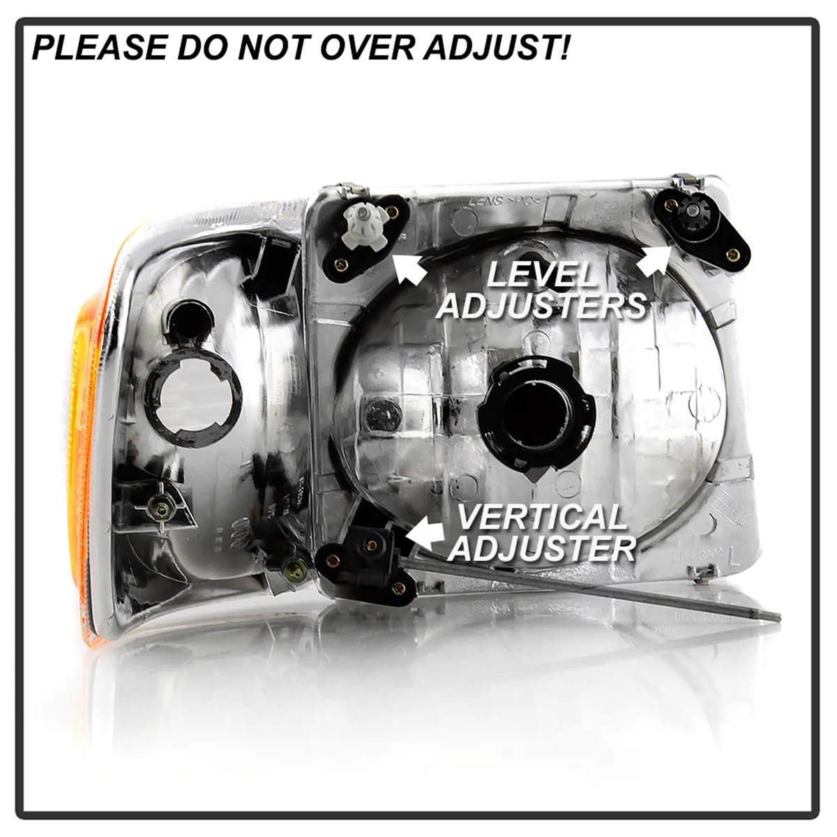 0103 Explorer Sport/0105 Sport Trac OEM Style Headlights With Corner 4pcs Sets product image