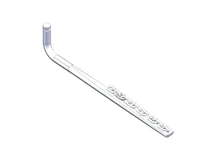 Husky Towing Husky Towing 31522 Replacement Rnd Spring Bar For Husky Wt Dist System 1001 to 1400 LB Tong W/Chain