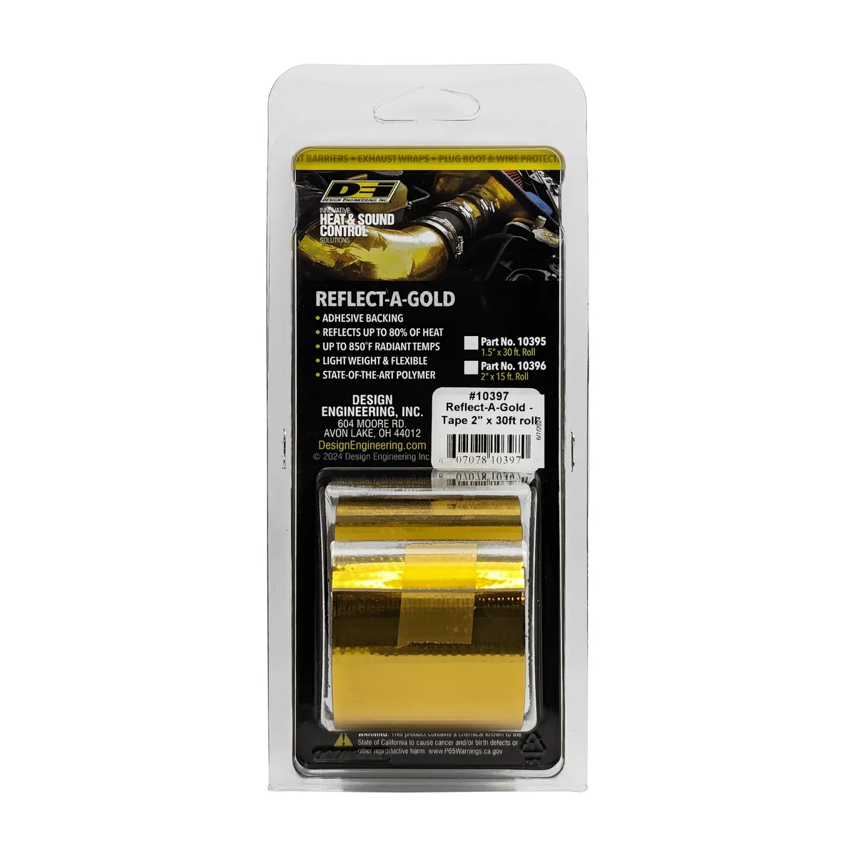 DEI 10397 Reflect-A-GOLD Heat Reflective Tape 2 x 30' 010397 product image