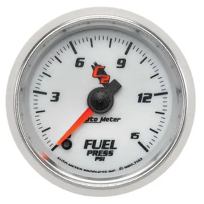 AutoMeter Gauge, Fuel Pressure, 2 1/16", 15psi, Digital Stepper Motor, C2
