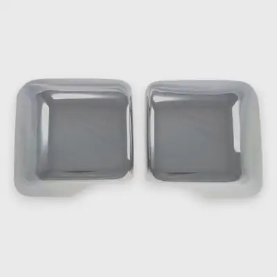 Trim Illusion Chrome Mirror Cover No Turn Signal Full - MC296