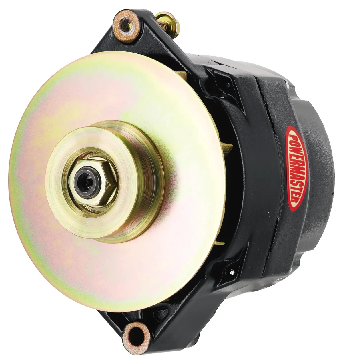 Alternator; 12si; 150 Amp; 100 Idle; 1 Groove V Type; Baffle; Black; product image