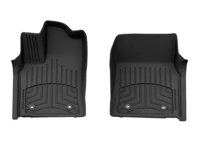Weathertech 2022 + Toyota Tundra Black Front FloorLiner HP Crewmax and Double Cab