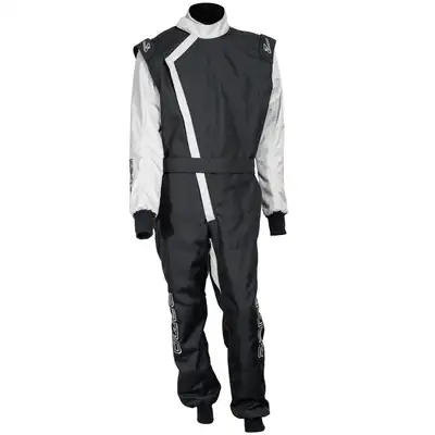 zamp Suit ZK-40 Karting Med Black Silver