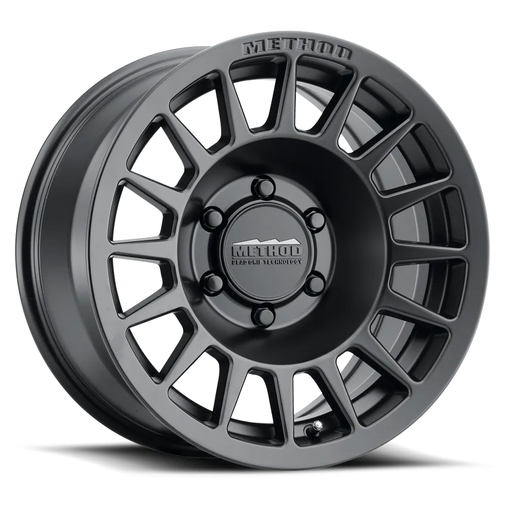 Aluminum Wheels 17x8.5 Bead Grip MR707 Bolt Pattern 5 On 114.3 Offset 38 Lip Size 0 Matte Black MB Method product image