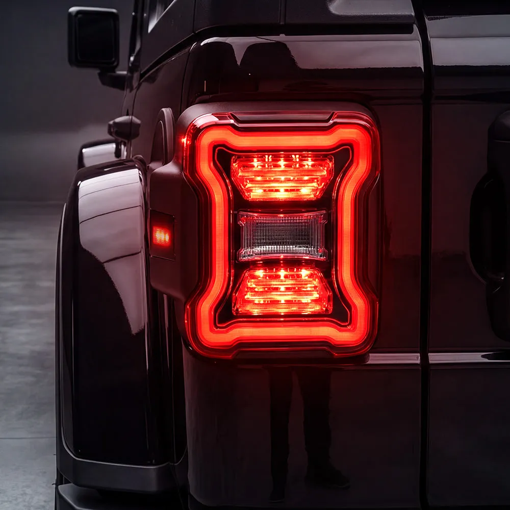 JL Mega Bundle - 9 Inch LED Halo Headlights with Turn Signals, Fogs, Tail Lights, Brake Lights For Jeep Wrangler JL product image