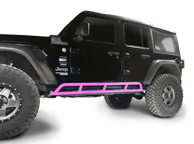 Steinjager Armor 2018 to Present Rock Sliders 4 Door JLU Pinky