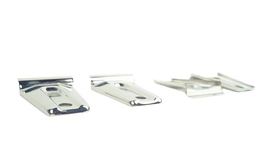 Jeep JK Door Hinge Overlays 4 Pieces 2 Door 07-18 Wrangler JK Polished Silver Kentrol product image