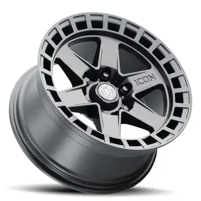 ICON Vehicle Dynamics Icon Alloys Raider Sat Blk17 X 8.5/6 X 5.5/0 Mm/4.75in Bs