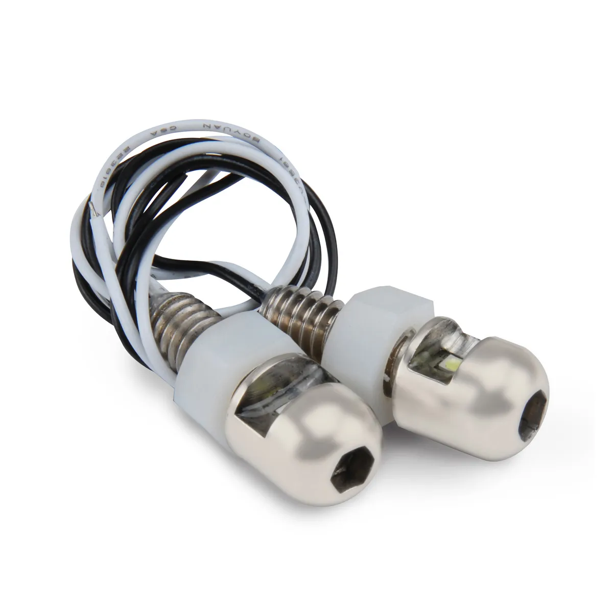 DEI 30302 Lite'N Boltz LED License Plate Lighting Kit Satin 2-Pack 030302 product image