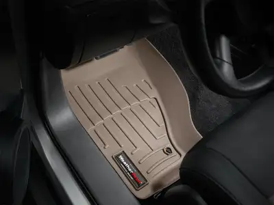 Weathertech 2008 + Dodge Nitro Tan Front FloorLiner Fits vehicles with retention hooks on both left and right front floors / 2008 + Dodge Nitro Tan Front FloorLiner Fits vehicles with retention hooks on both left and right front floors / 2008 + Jeep Liberty Tan Fron