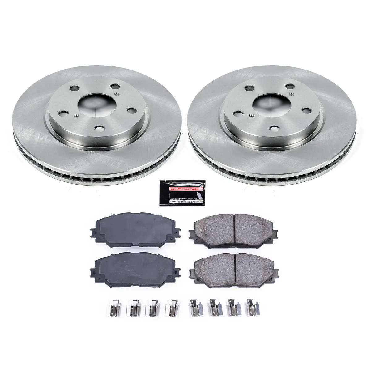 Autospecialty Brake Kit Front 2010-2012 Lexus Hs250h 2008-2015 Scion xb 2012-2017 Toyota Prius v 200 product image