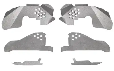 Steinjager Fenders 2007-2018 Inner Full Kit, Fronts, Rears, Front Inserts Gray Hammertone