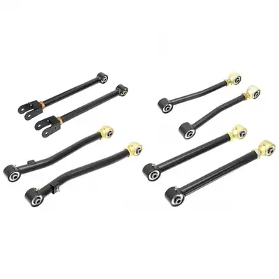aFe Power Johnny Joint Control Arm Set 18-Up Wrangler JL Complete Set Of 8 RockJock 4x4