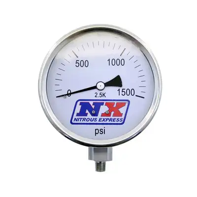 Nitrous Express Nitrous Express - Nitrous Pressure Gauge 4 inch-high accuracy - 15540
