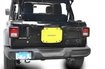 Steinjager Wheels and Tires 2018 to Present Spare Tire Delete Plate Lemon Peel