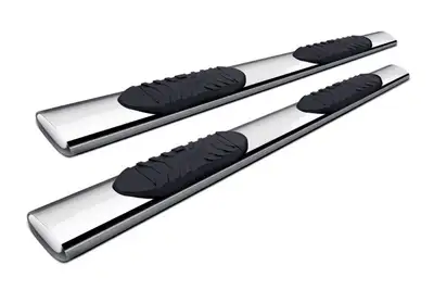 Lund 15c F150 Supercrew 5in Oval Nerf Bars Straight Stainless Steel