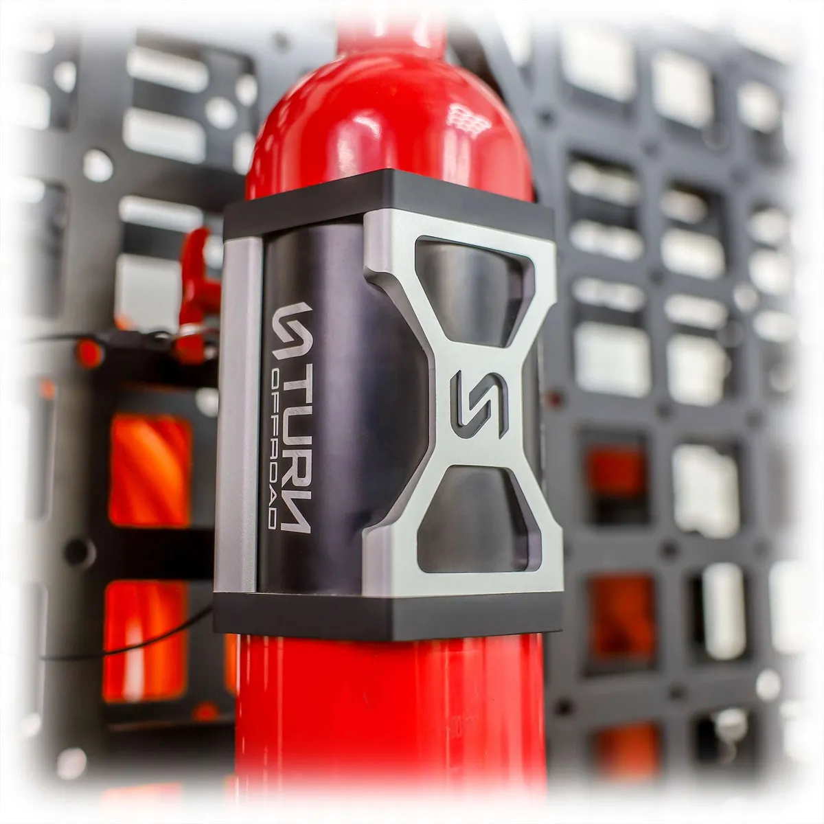 Quick Release Fire Extinguisher Mount | Universal Mount + L-Track Mounting Kit product image