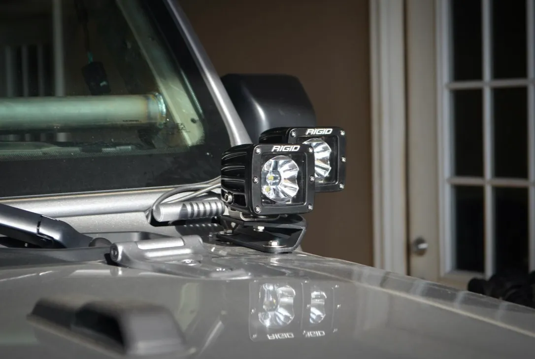 Exterior Accessories 2018 to Present Light Mounts Dual Cowl Mount Texturized Black product image