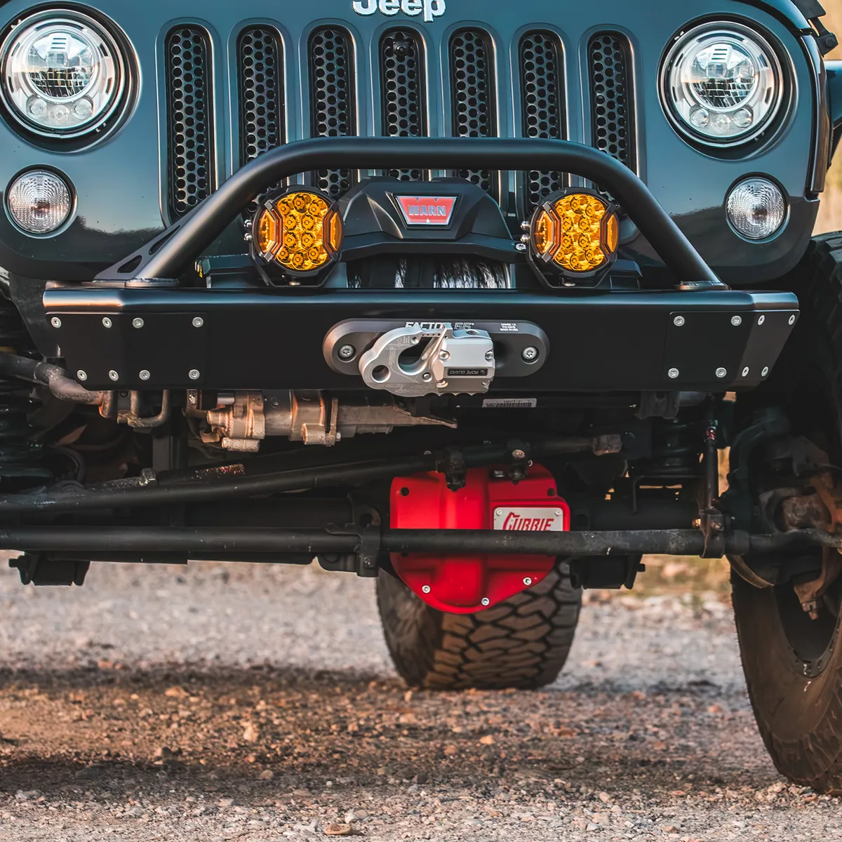 0723 Wrangler/20c Gladiator Legacy Front Bumper Armor Stainless Steel Raw product image