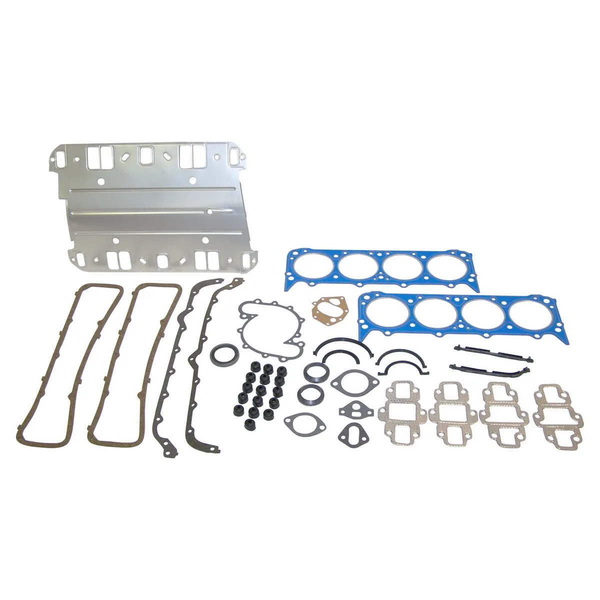 Crown Automotive Jeep Replacement Complete Engine Gasket Set 1973-1991 SJ, J-Series w/ 5.9L (V8-360) Engine; 1973-1979 SJ, J-Series w/ 6.6L (V8-401) Engine
