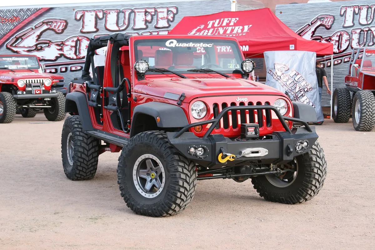 Lifestyle Winch Front Bumper; 2 Stage Black Powder Coated; w/Pre-Runner Grill Guard; Incl. Winch Mount/1 in. D-Ring Mounts/Light Cut-Outs w/Hella 90mm Fog Lamps/60mm Turn Signals; product image